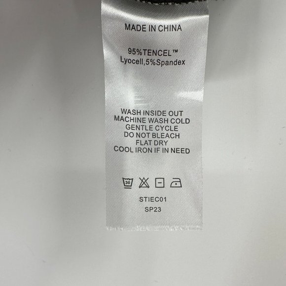 Quince Black Tencel Rib Knit Mini Dress sz XS NWT Sleeveless Short Fitted - Picture 4 of 8